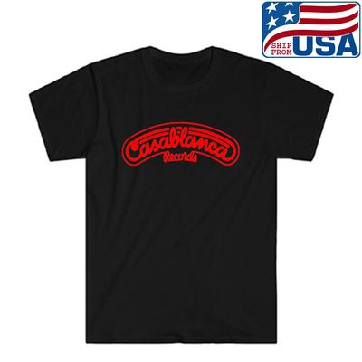 Casablanca Records Men's Black Size S To 5XL