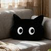 Fluffy Cat Throw Pillow With Pp Cotton Filling For Kids And Babies