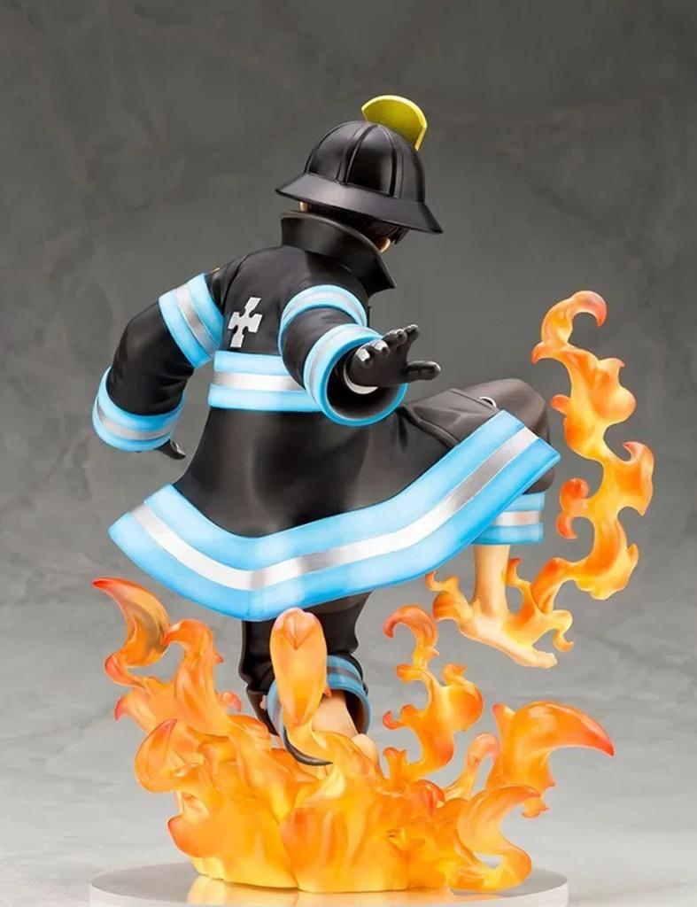 NEW In Stock KOTOBUKIYA ARTFX J Fire Force Shinra Kusakabe Anime Finished Model Toy Gift Collection