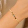 Waterproof Lucky Citrine Bracelet Beads Citrine Get Rich Bangle  Wedding Party Gift