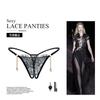 Sexy Transparent Thong Eyelash Lace T Panties Women Plus Size Lace Panties G-string