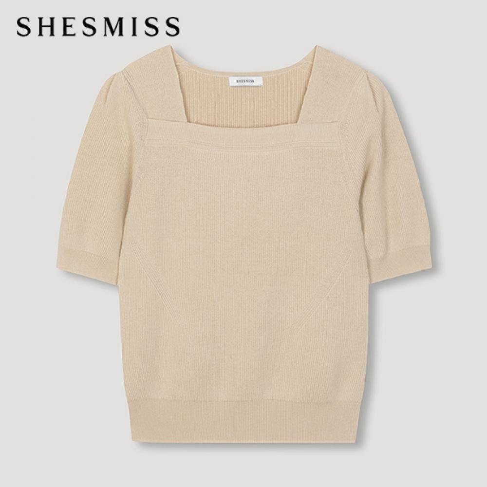 

She S miSS Вязаный топ с квадратным вырезом SSkpon22110 Be beige/55