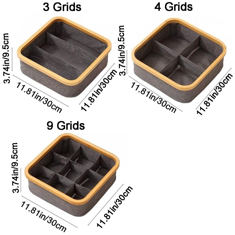 Thickened Pants Storage Box Folding Socks Classification Basket Storage Baskets  Cabinets