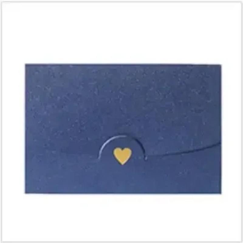 20pcs Mini Envelopes Small Greeting Card Name Card Envelope Hot Stamping Love Pearlescent Paper