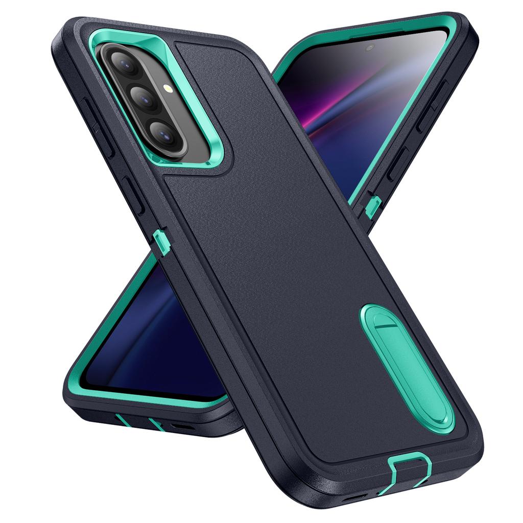 Samsung Galaxy A56 All-around Silicone Holder Phone Case Comfortable Skin Friendly Anti Drop Fingerprint Phone Protection Case