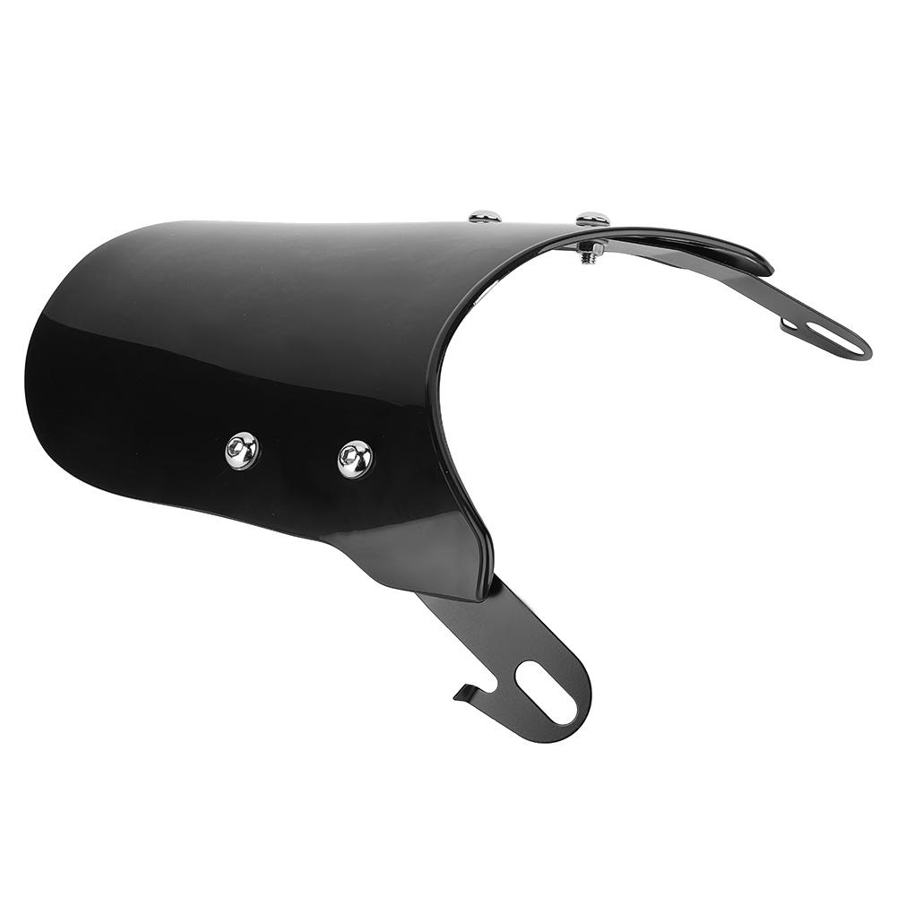 Motorcycle 5 7in Headlight Headlamp Retro Windscreen Windshield Deflector Fits for HONDA