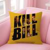 Classic Movie K-Kill Bill Double-Sided Printed Pillow Cover Short Plush Suitable Living Rooms Bedrooms Sofas Throw Cushion Cover