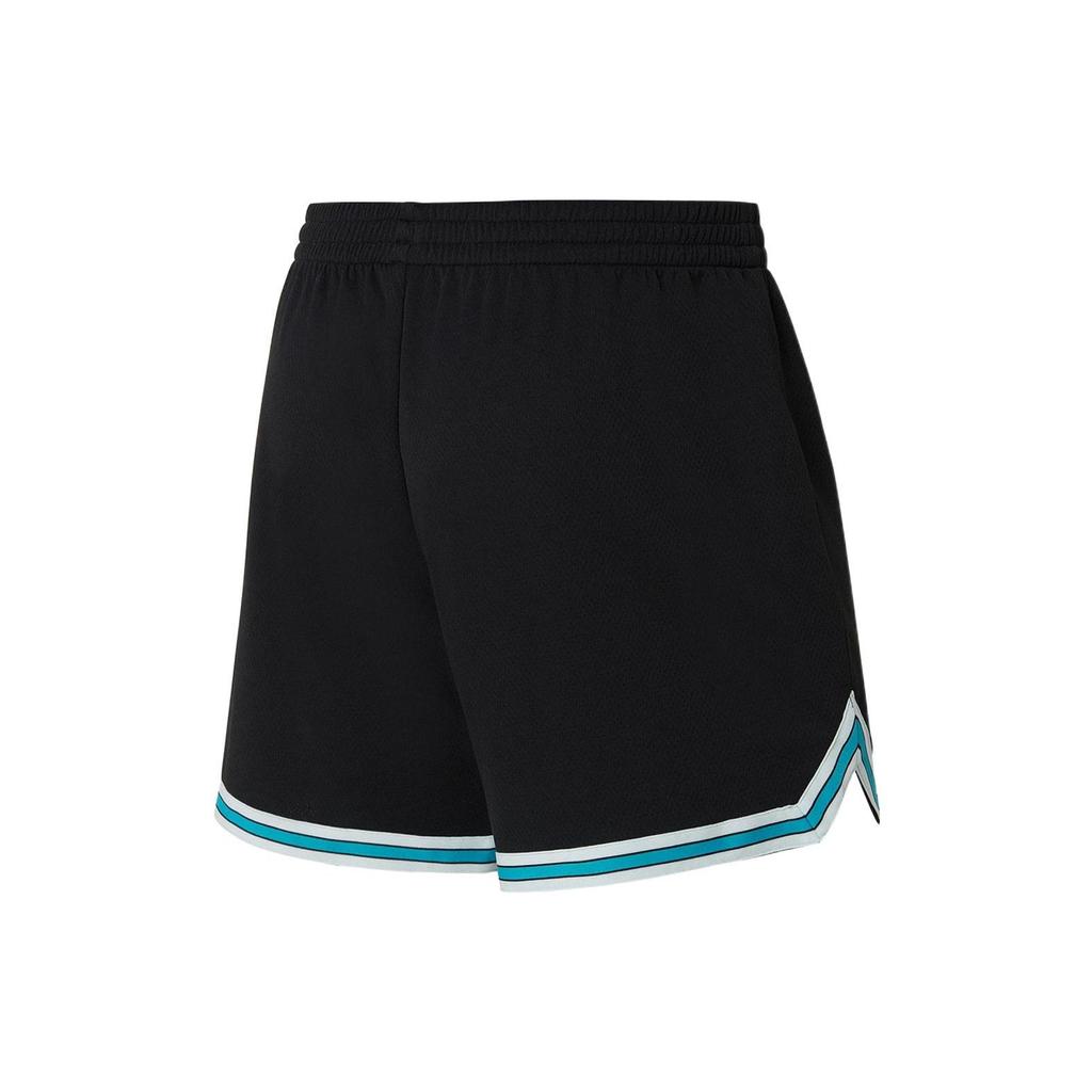 Li Ning CBA Series 2022 CBA Game Shorts Logo Sports Basketball Shorts Men Shorts Black AAPS143-2