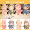 Cute Transforming Plush Toy Piggy Elephant Dinosaur Bunny Rabbit Doll Pillow Girls' Birthday Gift