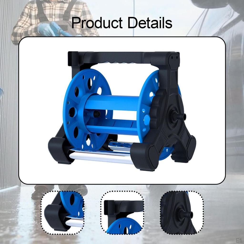 Gartenschlauchwagen Schlauchaufroller Rohrlagergestell Aufwickel Wasserhalter Fassungsvermögen 10-45M für Pflanze