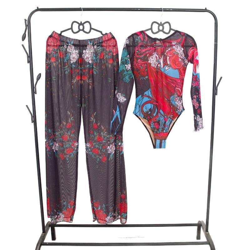 One-piece Swimsuit Women's Two-piece Set European and American New Swimsuit Sunscreen