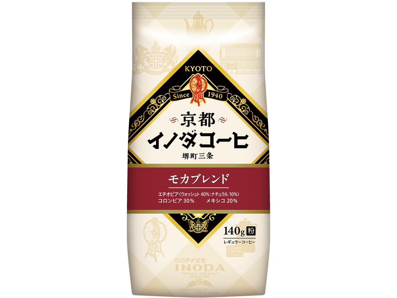 Key Coffee Kyoto Inoda Coffee Mocha Blend Ground Coffee 140g x 6 packs (FP)