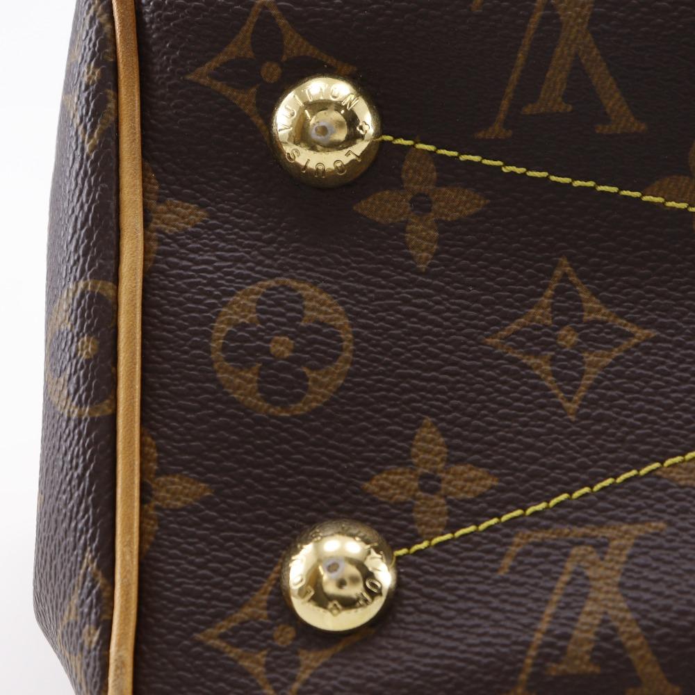 LOUIS VUITTON Tivoli PM Handbag M40143 Brown Monogram canvas Women Used