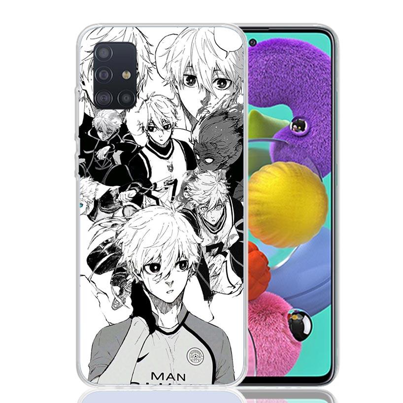 Blue Lock Nagi Seishiro Phone Case For Samsung Galaxy A52 A32 A22 A12 A02S A50S A30S A51 A31 AA71 Note 20 Ultra 10 S10 Plus Gala
