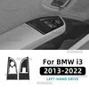 4 Stück Für BMW i3 2013 2014 2015 2016 2017 2018-2022 LHD RHD Echte weiche Kohlefaser Auto Türfensterheber Schalter Panel Aufkleber