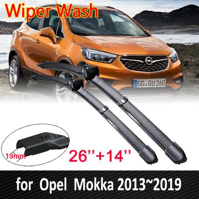 Car Wiper Blades for Opel Mokka 2013~ Front Windscreen Wipers Vauxhall Mokka X 2014 2015 2016 2017 2018 Car