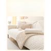Samt Sofakissen Winter Verdickter Sofabezug All-Inclusive Universalbezug Herbst und Winter Rutschfestes Sofa Handtuchbezug Decke