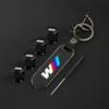 Carbon fiber Tire Valve Stems Cap Keychain Style Wheel Air Valve Cover For BMW M E46 E36 E34 F10 E90 F30 E60 F30 E53 E30 E92 E87 ILYFM1