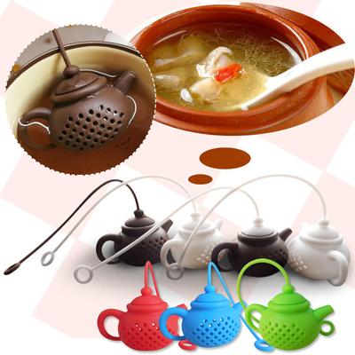 Silikonowy czajniczek w kształcie czajniczka zaparzacz do herbaty torebka na herbatę liść filtr dyfuzor Teaware czajniczek akcesoria gadżet kuchenny kreatywny