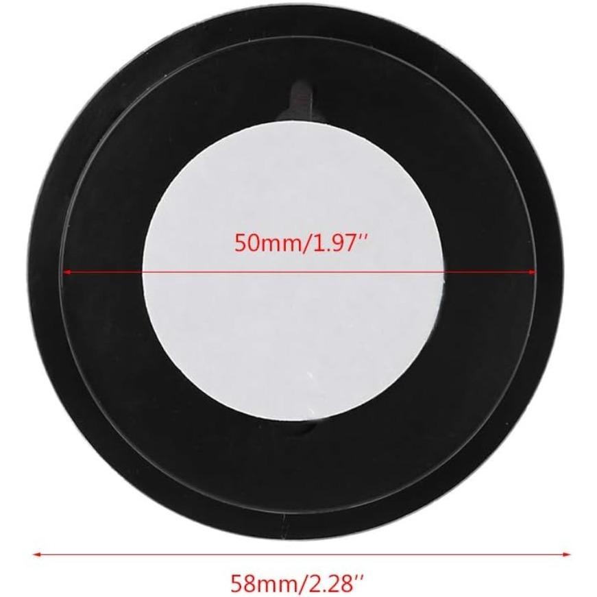 Mini termometro per auto da 58 mm con display analogico meccanico della temperatura con adesivo in pasta