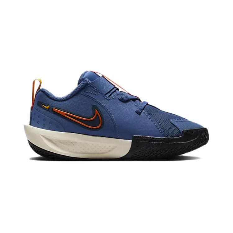 New Nike Air Zoom G.T. Cut 3 Anti-Slip Wear-Resistant Low-Top Children's Basketball Shoes Blue Children Aged 3-7 Years Old FV5628-400