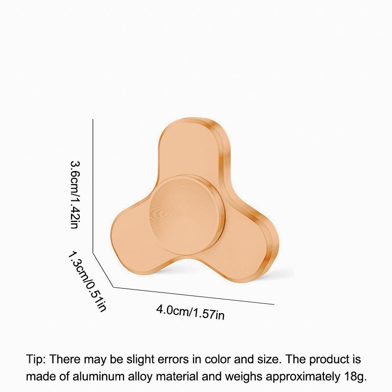 1PC Mini Fidget Spinner Alloy EDC Spinning Top Stress Reliever Anti-Stress Toy Gyroscope for Children with ADHD