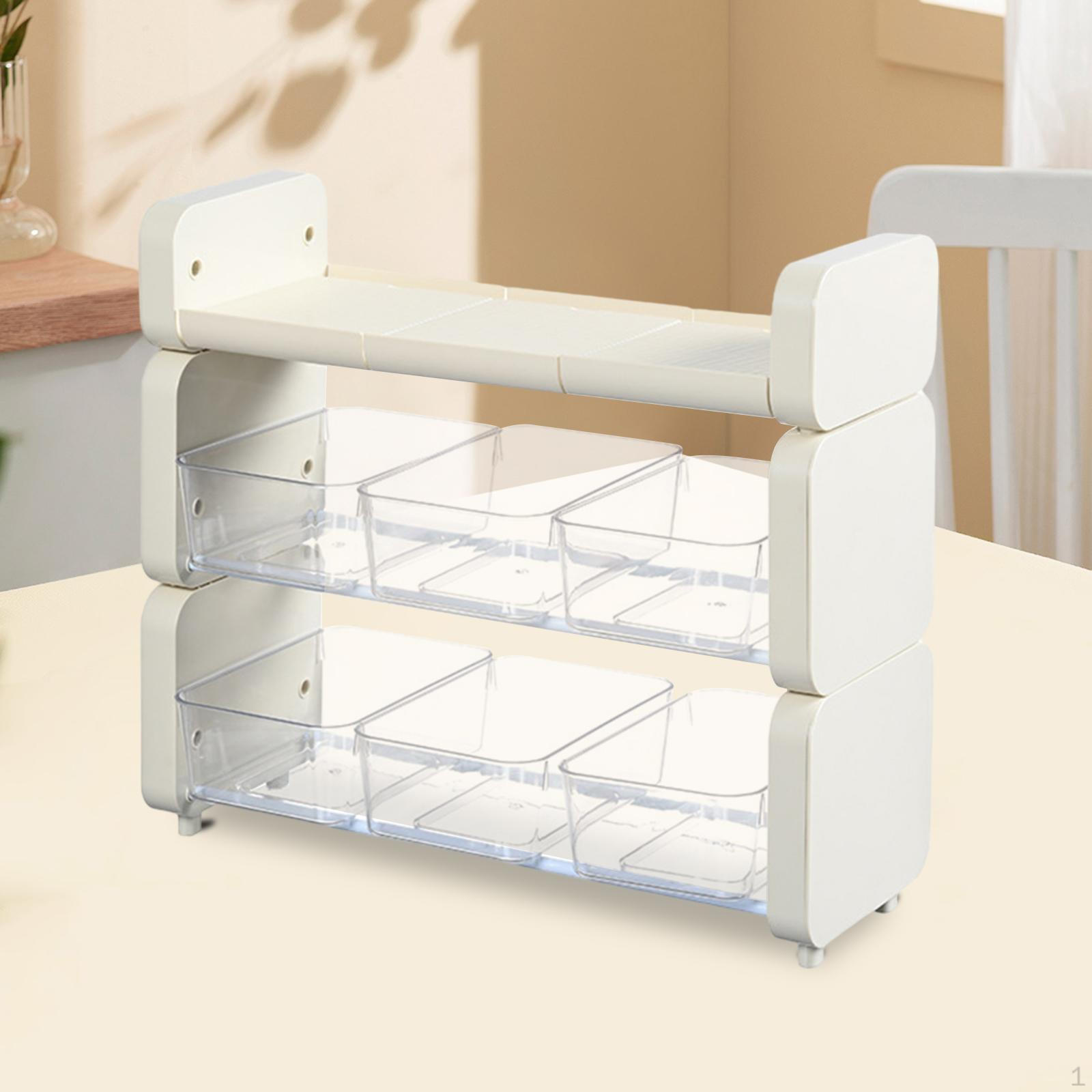 

Органайзер для чайных пакетиков, держатель для кофейных капсул, многофункциональная 3-уровневая стойка для хранения White