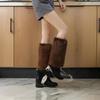 Winter Fuzzy Leg Warmers for Women Soft Stylish Plush Boot Toppers Covers In Bright Solid Color Furry Leg Sleeve Socks