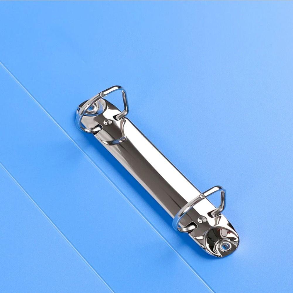 2 Holes Transparent Folder D-shaped Lever Arch File Practical Binder File Folder