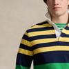 Polo Ralph Lauren Color Block Striped Logo Embroidered Long Sleeve Polo Shirt Men Tops Multicolor MNPOKNI16823426-700