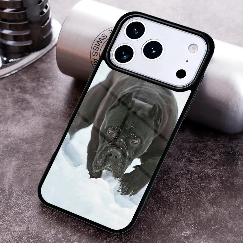 Italian Cane Corso Mastiff Dogs Phone Case for iPhone 17 16 15 Pro Max Air 14 13 12 11 Plus Shockproof Cover