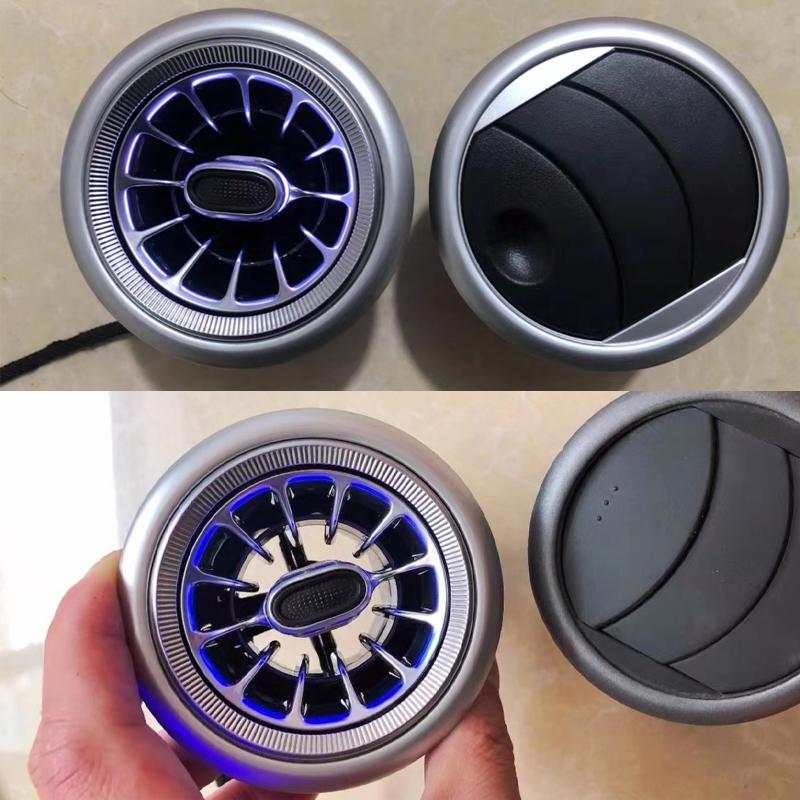 LED Dashboard AC Air Condition Vent Outlet Turbo Air Vent Car Accessories For Suzuki SX4 Swift 2005-2010 2011 2012 2013