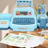 1Set Supermarket Cashier Electronic Game With Lighting And Sound Effects Simulation Shopping Cash Register Toy For Kids House Pl