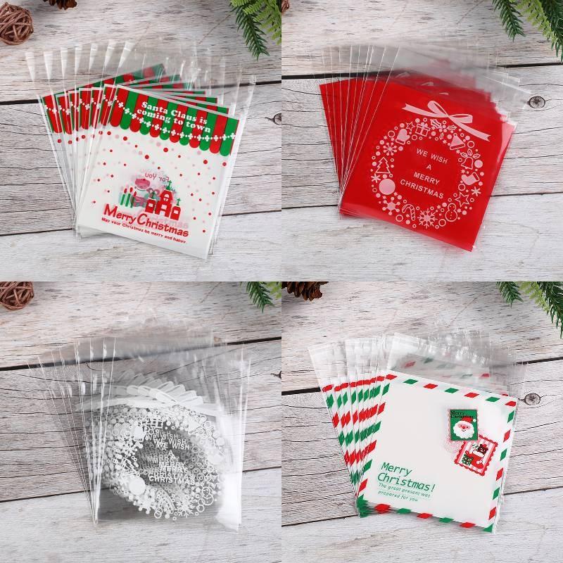 Christmas Sealing Self Food Bag Oxidation Resistant Design Sweets Candies Hard