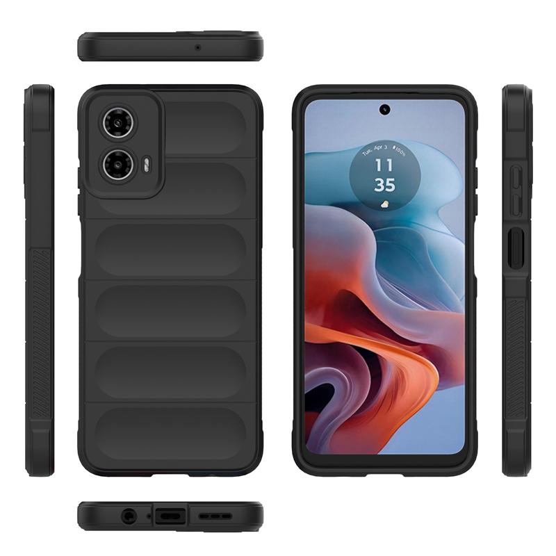 Shockproof Phone Case For Motorola Moto G34 Case Bumper Silicone Full Edge Back Cover For Moto G34 Case For Moto G34 5G 6.5 Inch
