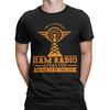 Print Amateur Ham Radio T-Shirt Unisex Round Neck Short Sleeve Tops  100%Cotton Summer Top Tee
