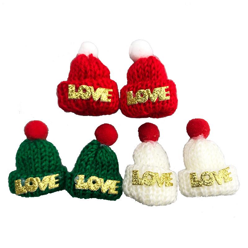 Mini Chapeaux en Laine DIY Ornements de Noël pour Enfants - Accessoires faits main