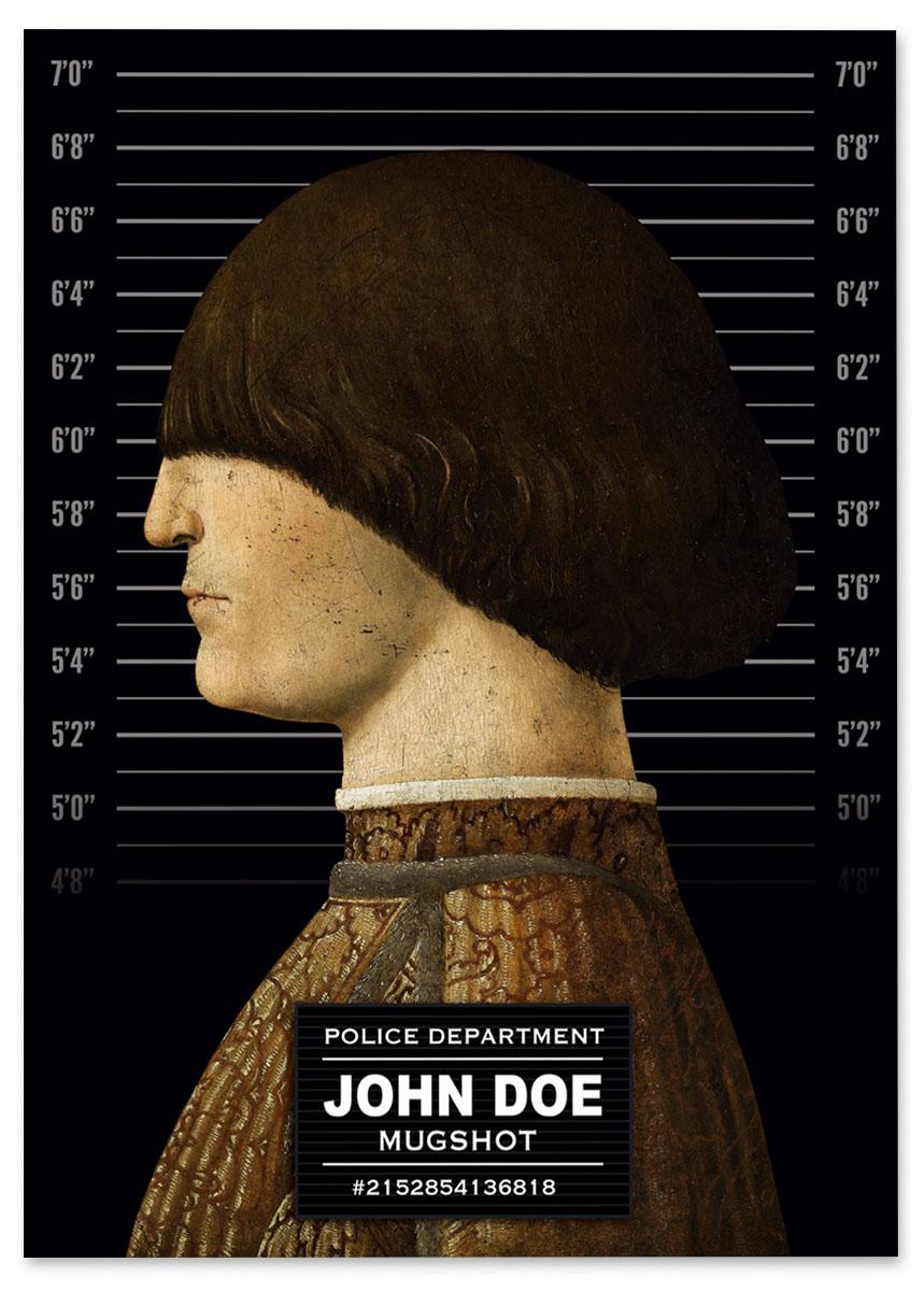 

Obraz na płótnie pop art john doe portret 50x70 cm