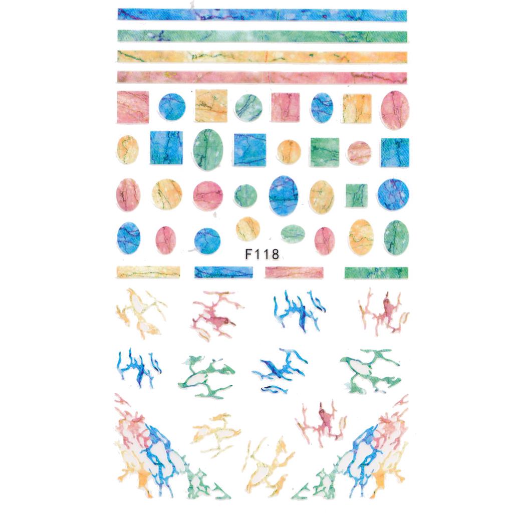 24 Blatt Nagel-Aufkleber Set – Selbstklebende Blumen-Deko Für Natürliche & Künstliche Nägel