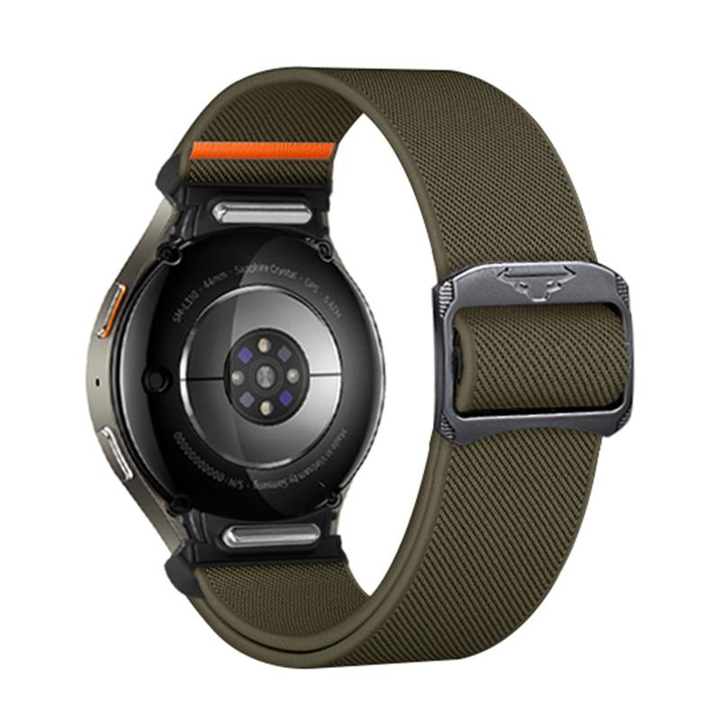 Band For Samsung Galaxy Watch 7 FE 5 Pro 4 6 Classic 44mm 40mm No Gaps Nylon Braided Sport Bracelet Correa Galaxy Watch 7 Strap