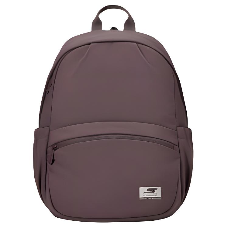 Skechers Classic Logo Large Capacity Backpack Unisex Backpacks Brown P325U014-05YB Brown
