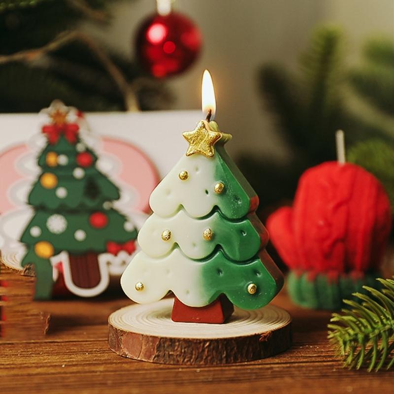 Christmas Scented Candle Gift Set Winter Soys Candle Christmas Home Decors Christmas Aromatherapys Candle Holiday Gift