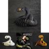 Stunning 3d Printed Snake Figurine With Articulated Joints And Lifelike Eyes For Unique Decor