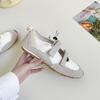 Fashion IPPEUM Women Ballet Sneakers 2025 New Fashion Mary Janes Round Toe Shoes Flats