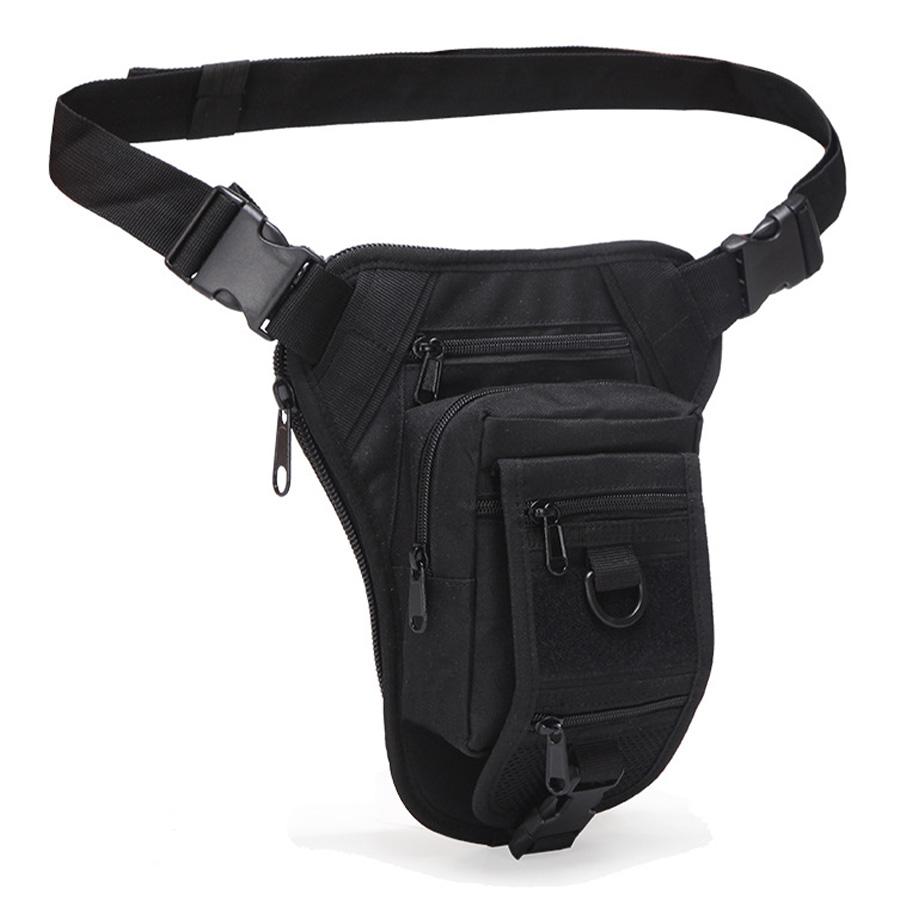Camouflage outdoor sports waist bag training leg bag large capacity waterproof mountaineering waterproof multifunctional bag