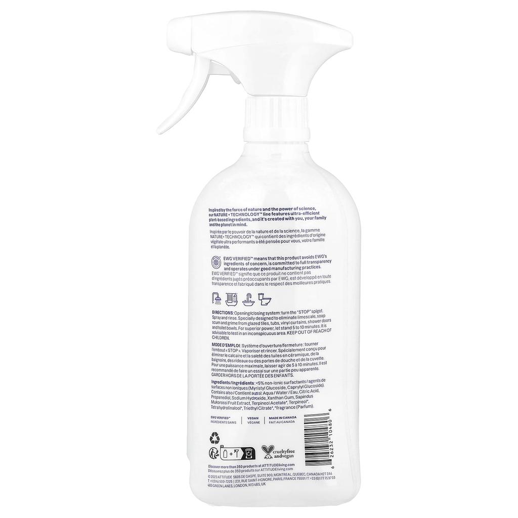 Bathroom Cleaner, Citrus Zest, 800Ml (27.1 Fl Oz)