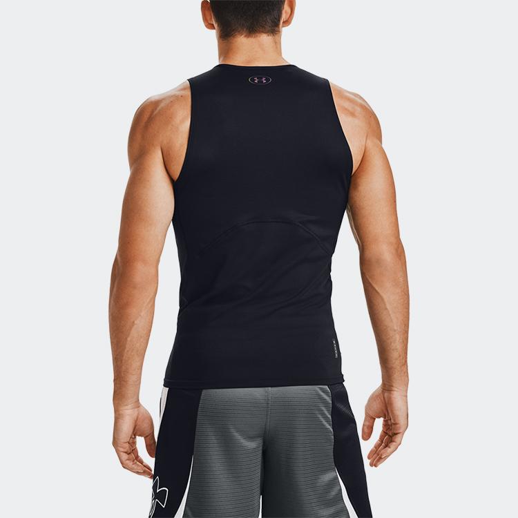 Under Armour Rush Performance Basketball Tank Men Tops Black 1356867-001
