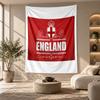 Decorative Tapestry,England National Football Team Printed Wall Art, Lightweight Wall Hanging For Bedroom Background
