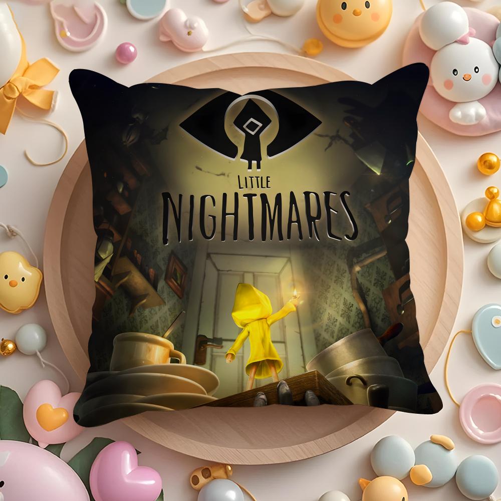 Little Anime N-Nightmares Cushion Cover Home & Car Multi-Scene Pillow Cover - Reversible, Soft & Durable for Daily Use