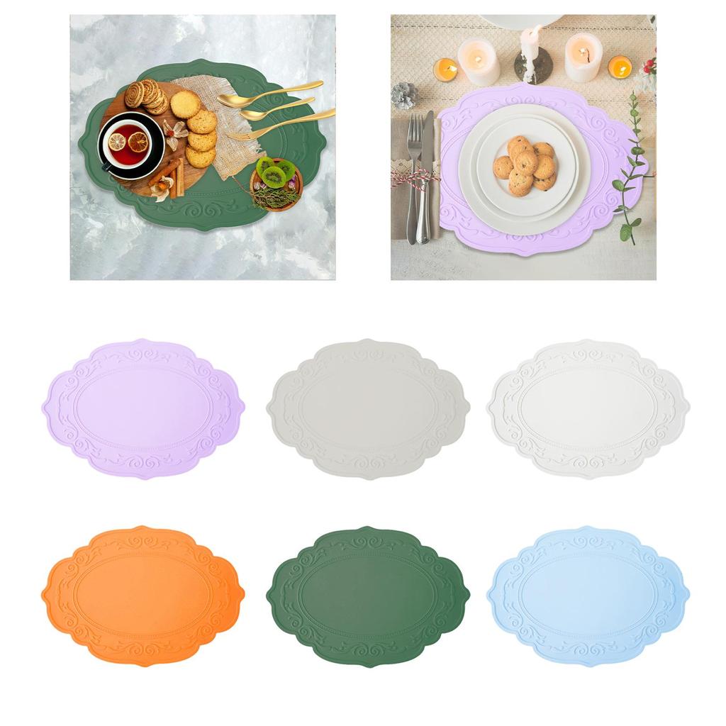 Tischset Öldicht Waschbar Hitzebeständige Matte für Kaffee Küche Zuhause